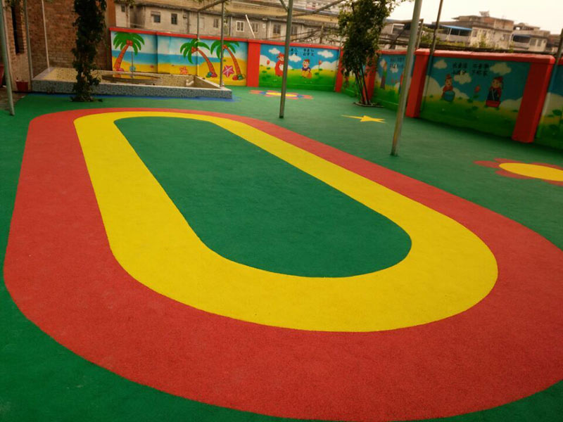 Kindergarten EPDM plastic runway