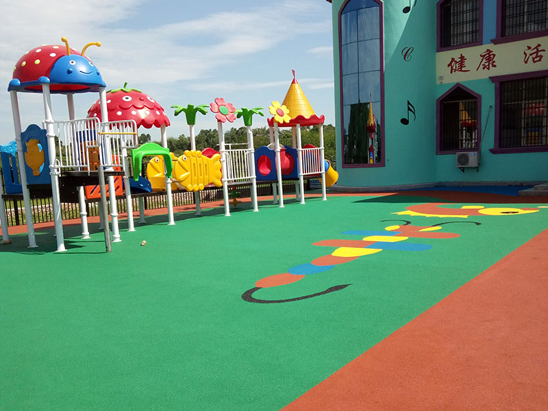 Kindergarten plastic runway